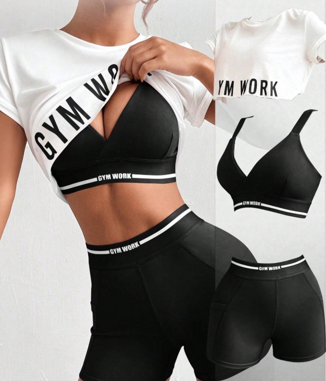 Eassivo Conjunto Deportivo 3 Piezas